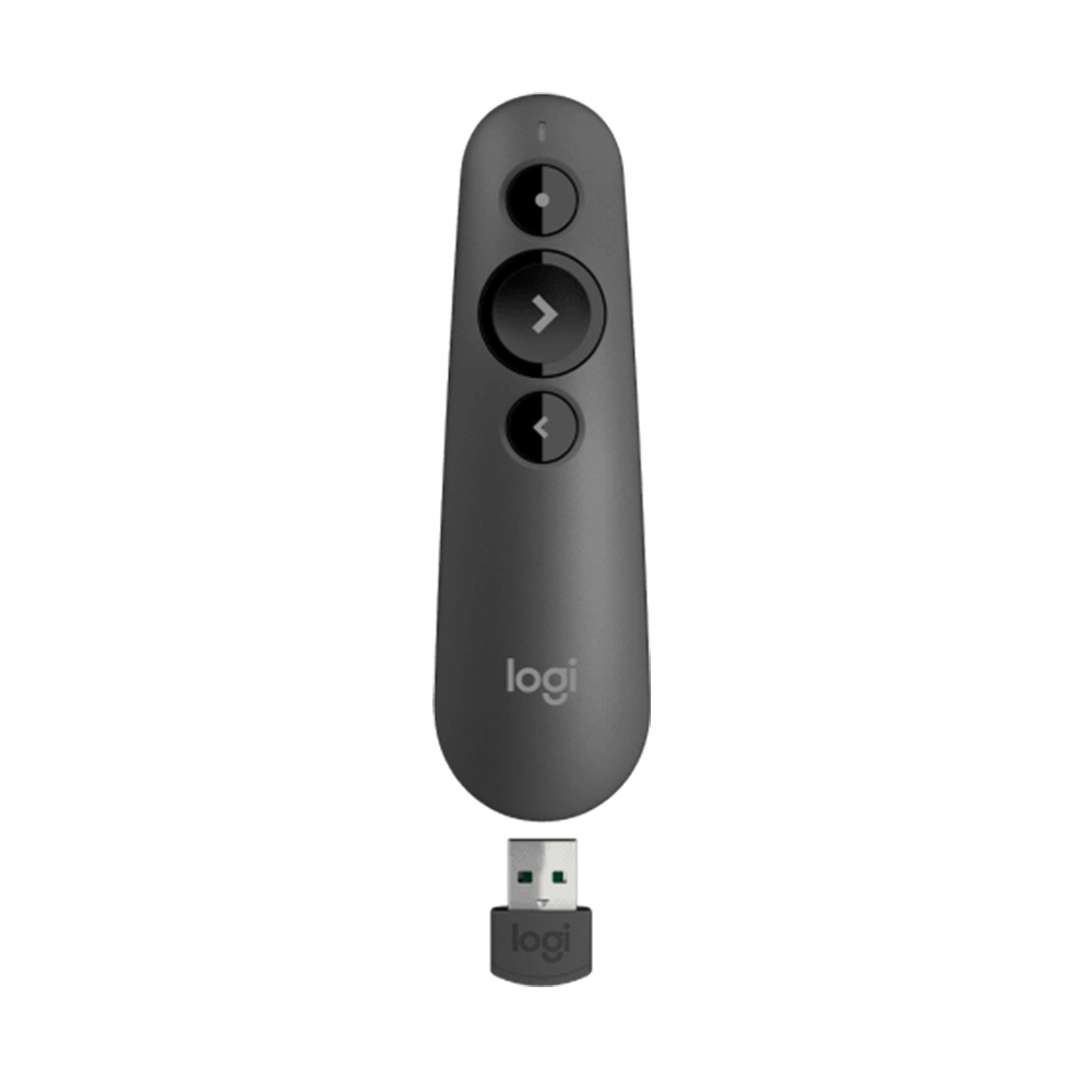 Bút trình chiếu Logitech R500s Laser Graphite 910-006521 | Hàng chính hãng