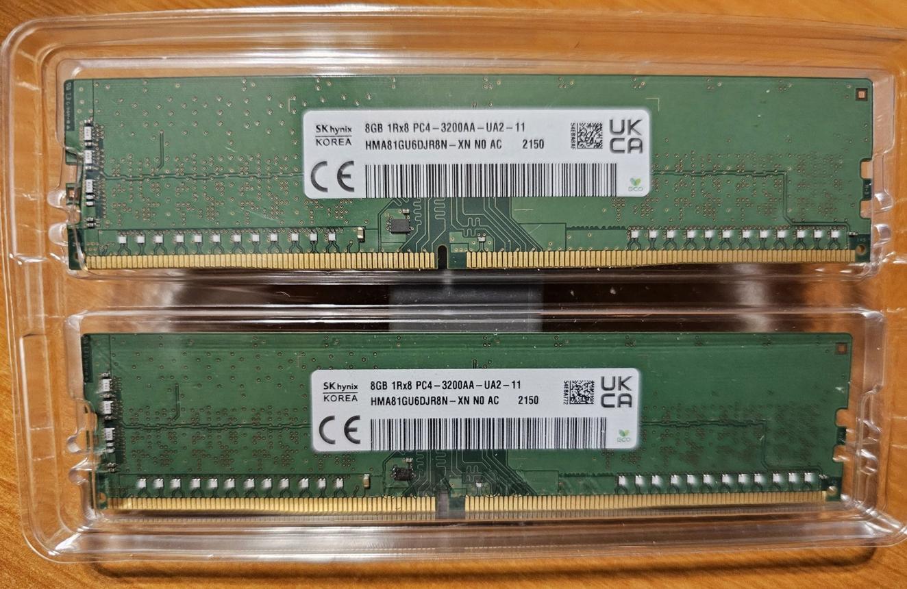 RAM DDR4 8GB 3200MHz UDIMM