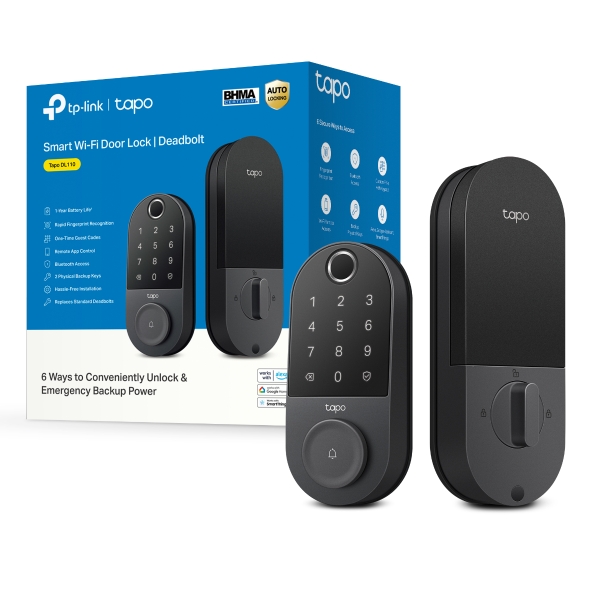 Khóa Cửa Thông Minh Wi-Fi Tapo DL105: An Ninh Vượt Trội, Pin Trâu 1 Năm