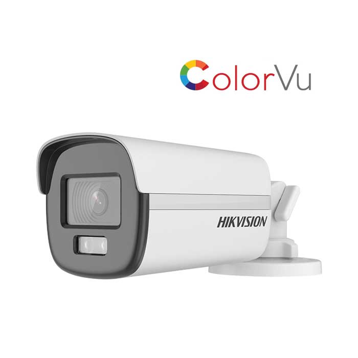 Hikvision Camera DS-2CE12DF0T-F hình trụ có màu ban đêm 2MP (ColorVu) | Hàng chính hãng