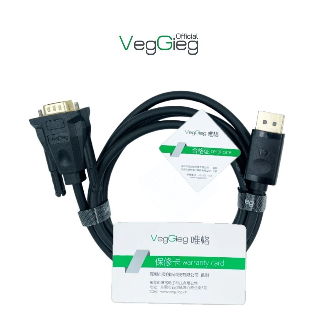 DisplayPort to VGA Cable - V-Z606 | Hàng chính hãng