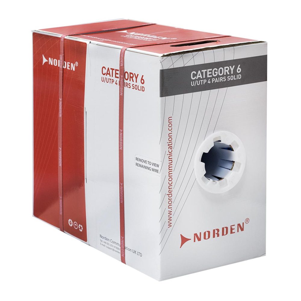 Cáp mạng Norden E-Series Cat6 U/UTP 23AWG