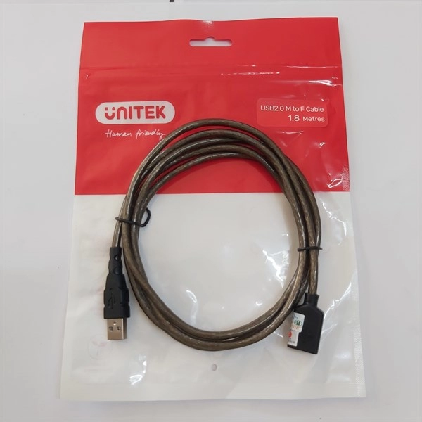 Cáp USB nối dài 2.0 1.8m UNITEK Y-C 416 | Hàng chính hãng