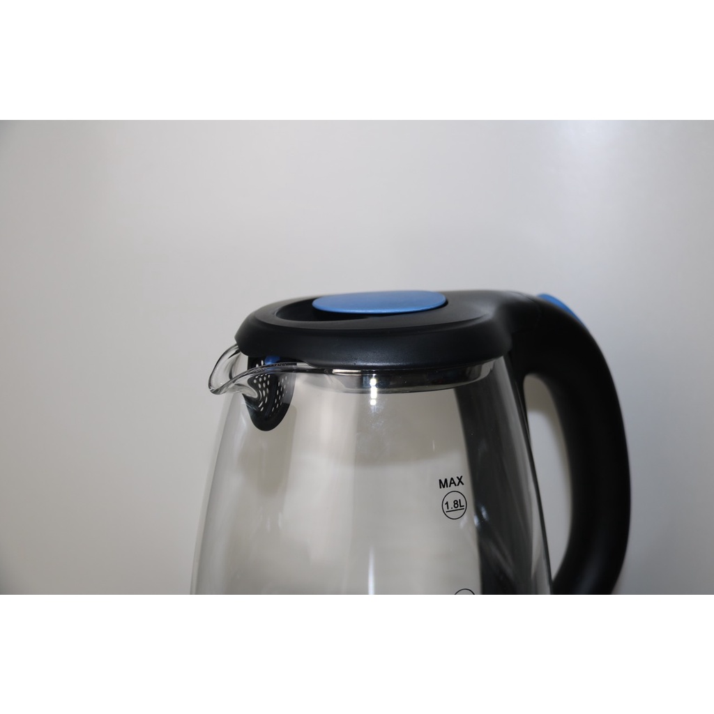 Ấm siêu tốc thủy tinh Kungfu KF1899 1,8L 1500W