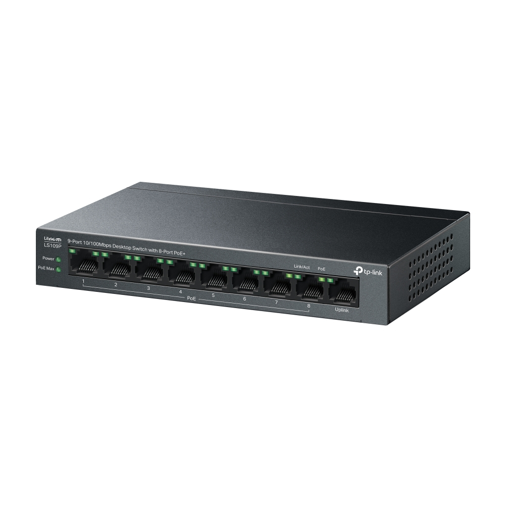 9-Port 10/100Mbps Desktop Switch TP-LINK LS109P