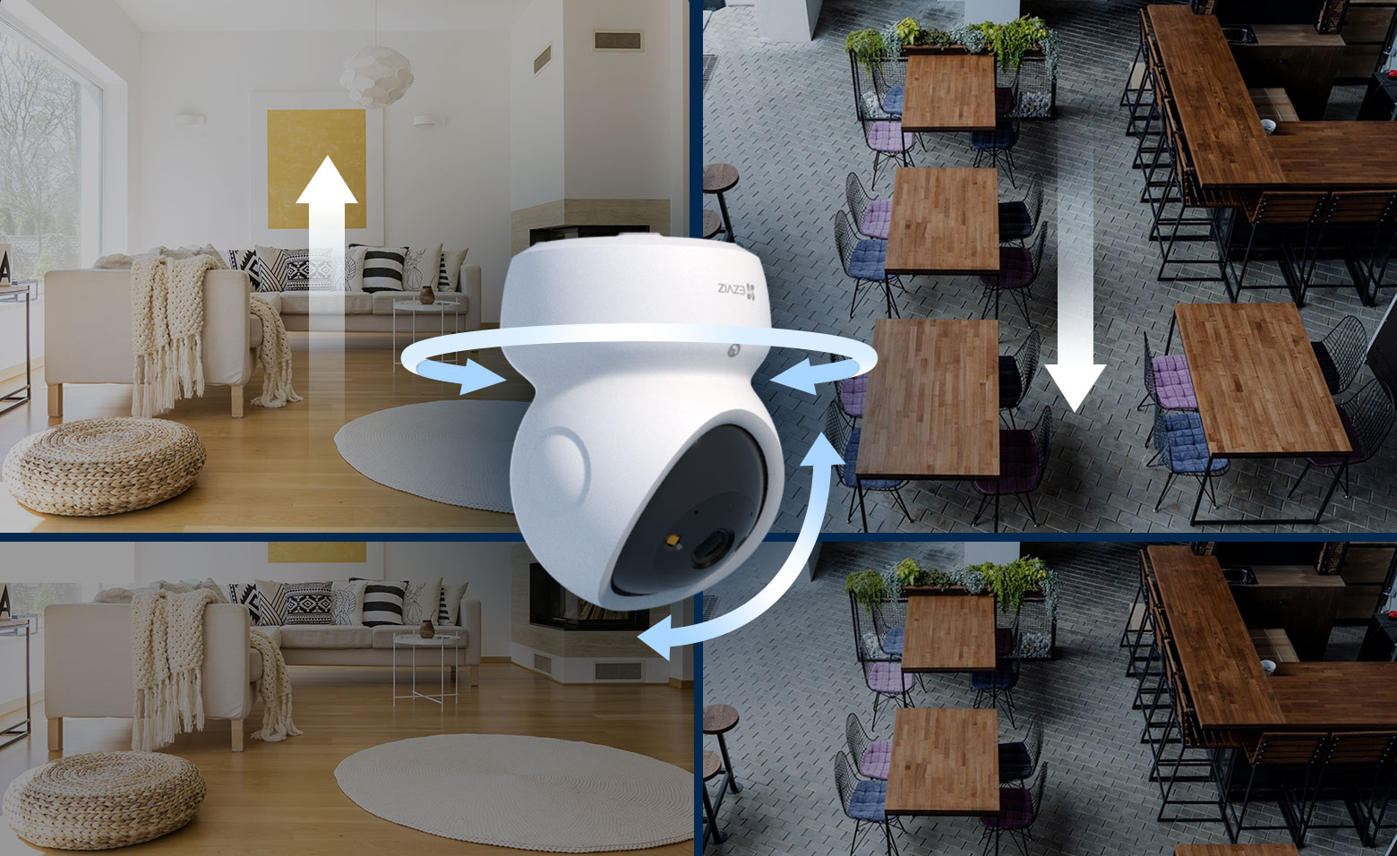 Camera WiFi EZVIZ H6C quay quét 360° – Pro 1080P, 2K, 2K+, 3K, G1 3K, G1 4K
