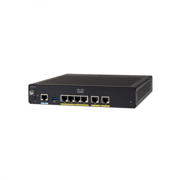 C921-4P Cisco ISR 921 Gigabit Ethernet Security Router, IP Base | Hàng chính hãng