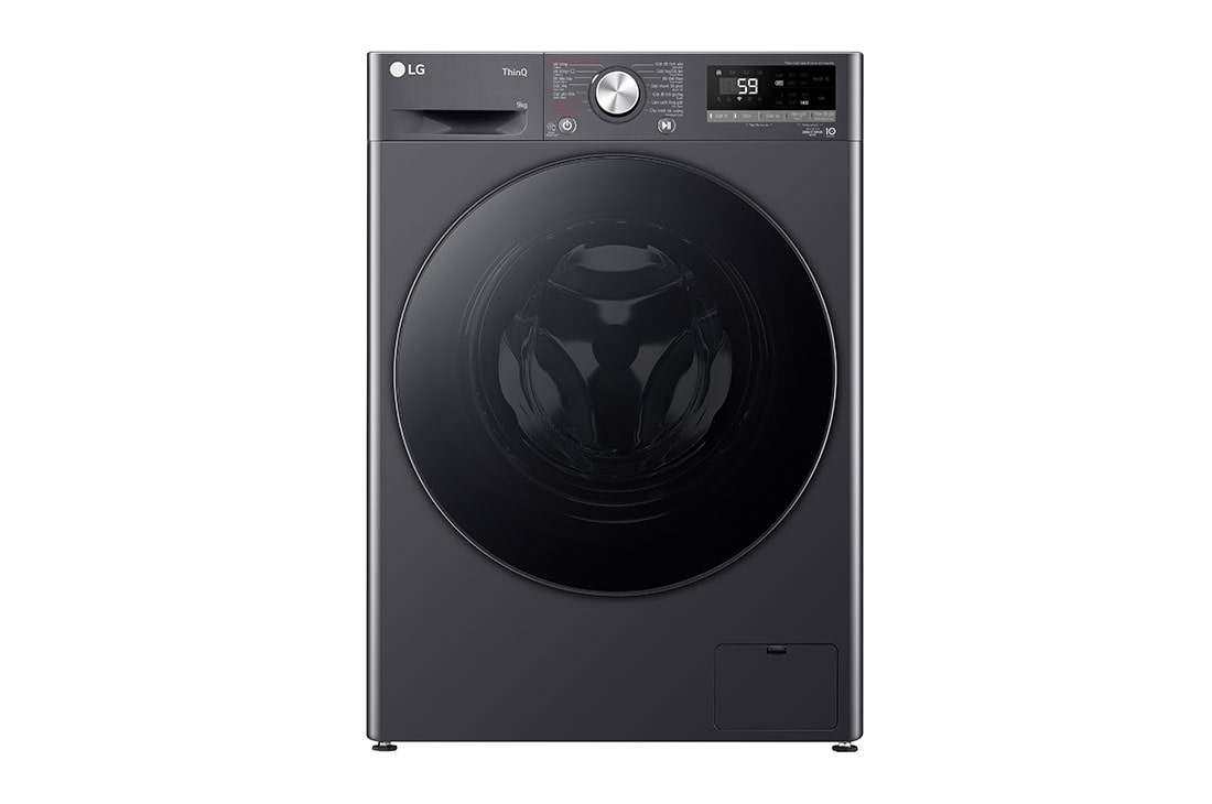 Máy giặt lồng ngang LG AI DD Inverter 9kg màu đen FV1409S4M1 chính hãng