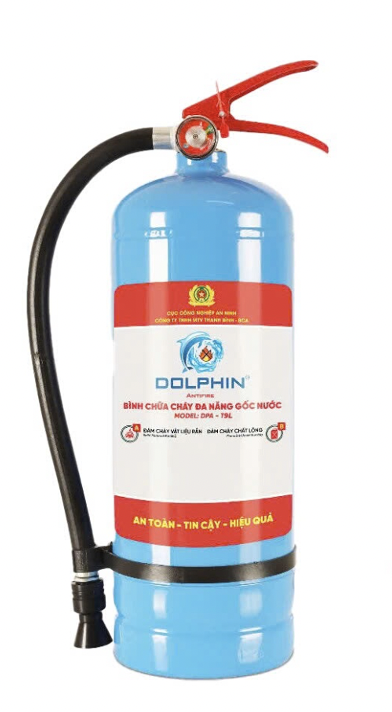 Bình Chữa Cháy Đa Năng Gốc Nước Dolphin Vỏ Thép (1L – 9L) | Chuyên Dụng Pin Lithium