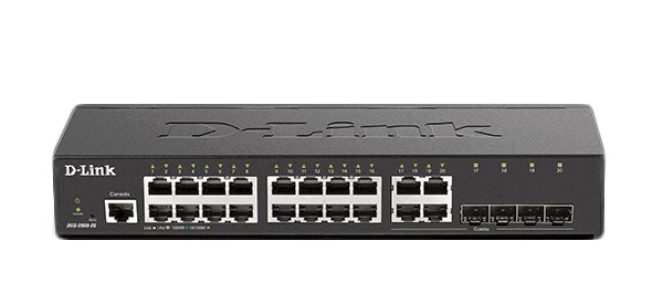 D-Link DGS-2000-20 – Switch Managed Gigabit 20 Port với 4 cổng Combo SFP
