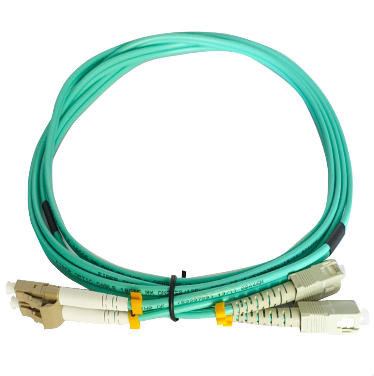 Dây nhảy quang SC/UPC-SC/UPC Multimode OM3, Duplex, 50/125, 2mm  FIber Optic Cables 5M_SCSC-OM3-DX2.0-5M | Hàng chính hãng