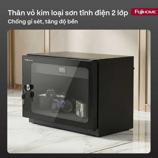 Tủ chống ẩm Fujihome DC-25M – Bảo vệ tối ưu, vận hành bền bỉ