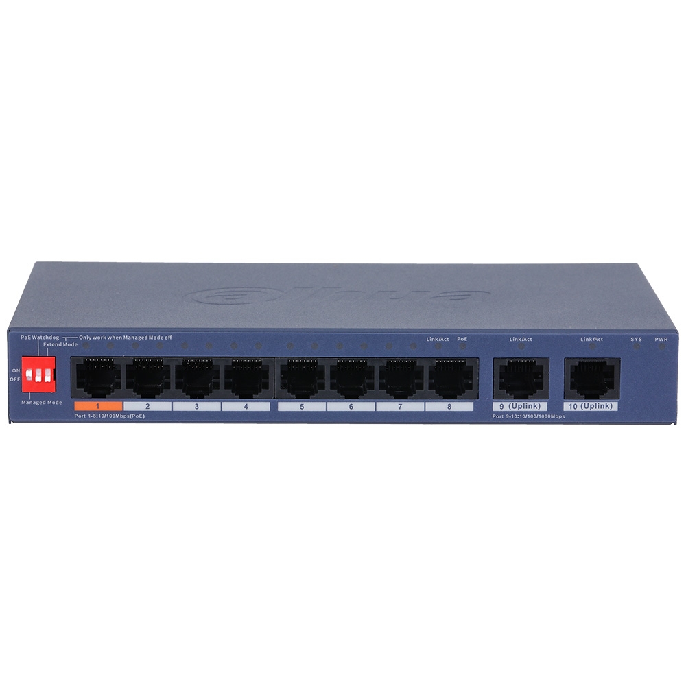 Switch PoE Dahua DH-CS4010-8ET2GT-110 10 cổng