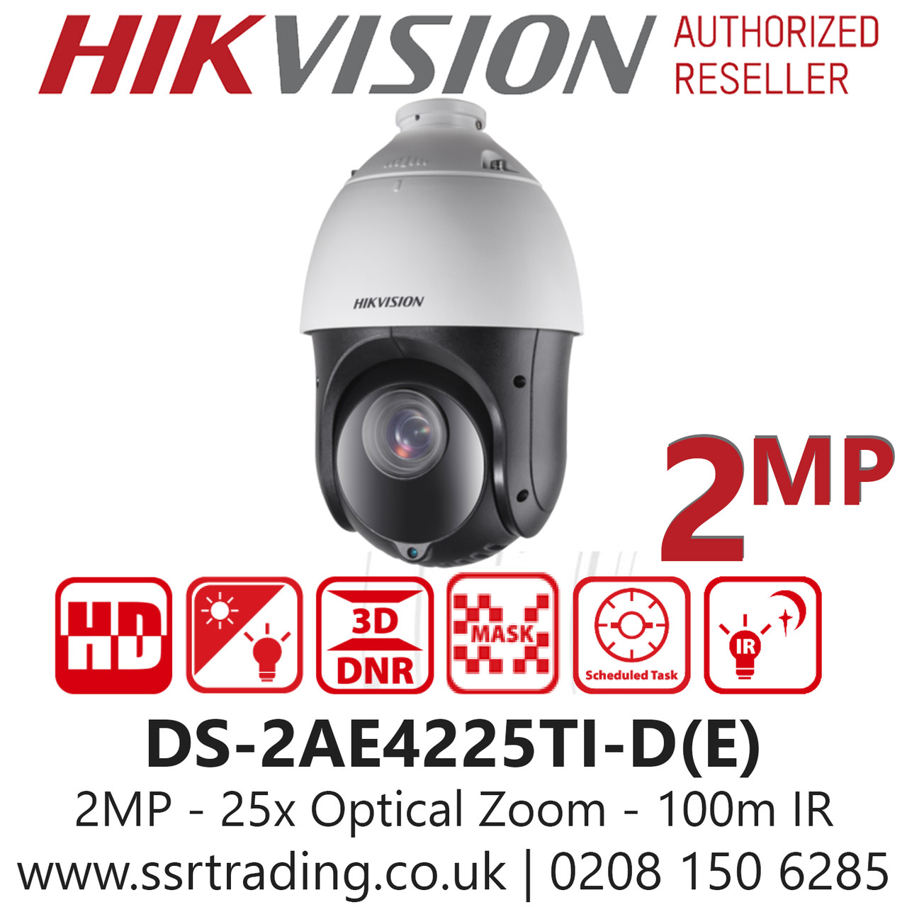 Hikvision  Camera Speed dome DS-2AE4225TI-D TVI quay quét 2MP | Hàng chính hãng
