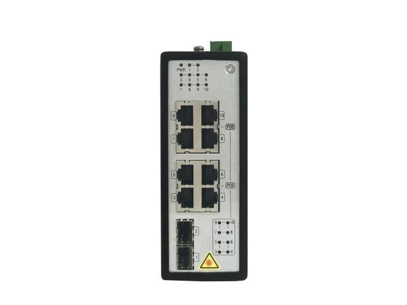 Switch công nghiệp 8 cổng PoE Gigabit Hikvision DS-3T0510P | Hàng chính hãng