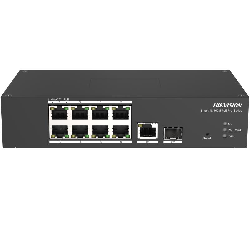 Switch công nghiệp 8 cổng PoE Hikvision DS-3T1310P-SI/HS | Hàng chính hãng