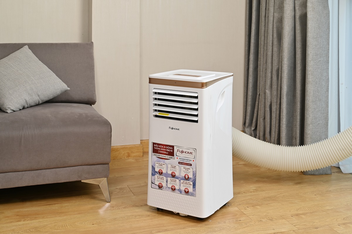 Điều hòa di động thông minh Fujihome PAC10 10000BTU 4 trong 1 | Hàng chính hãng