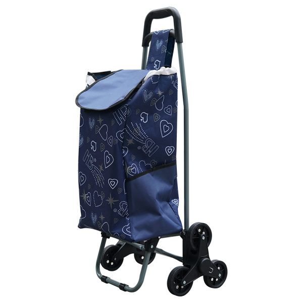 Xe kéo đi chợ leo cầu thang kèm túi tiện lơi FUJIHOME ST-30D6