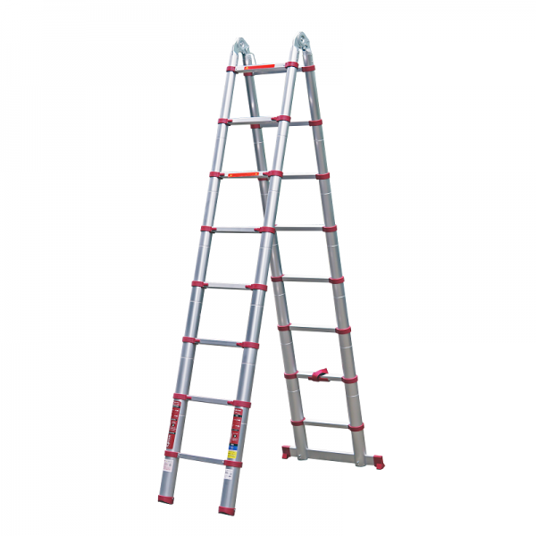 FUJIHOME TLA08R – Thang nhôm rút gọn chữ A phiên bản nâng cấp, cao 5m đa năng