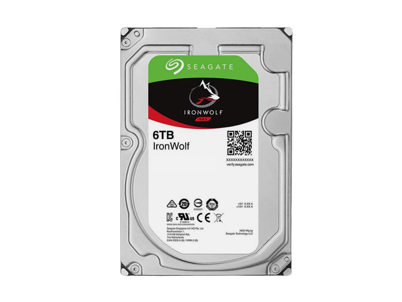 Ổ Cứng HDD Seagate IronWolf 6TB (3.5 inch, SATA3, 256MB Cache, 5400RPM) – Chuyên Dụng Cho NAS
