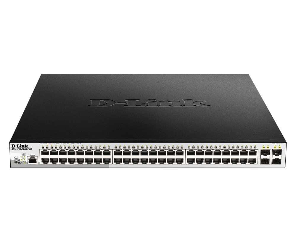 D-Link DGS-1210-52MPP/ME – Switch Managed Gigabit PoE Metro Ethernet 52 Cổng