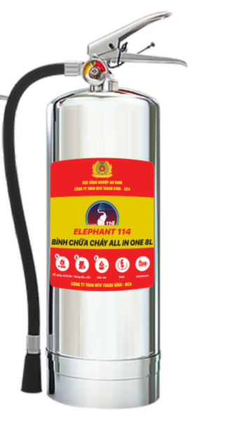 Bình Chữa Cháy Đa Năng All In One Elephant 114 – Khắc Tinh Của Mọi Đám Cháy (Kể Cả Pin Lithium)