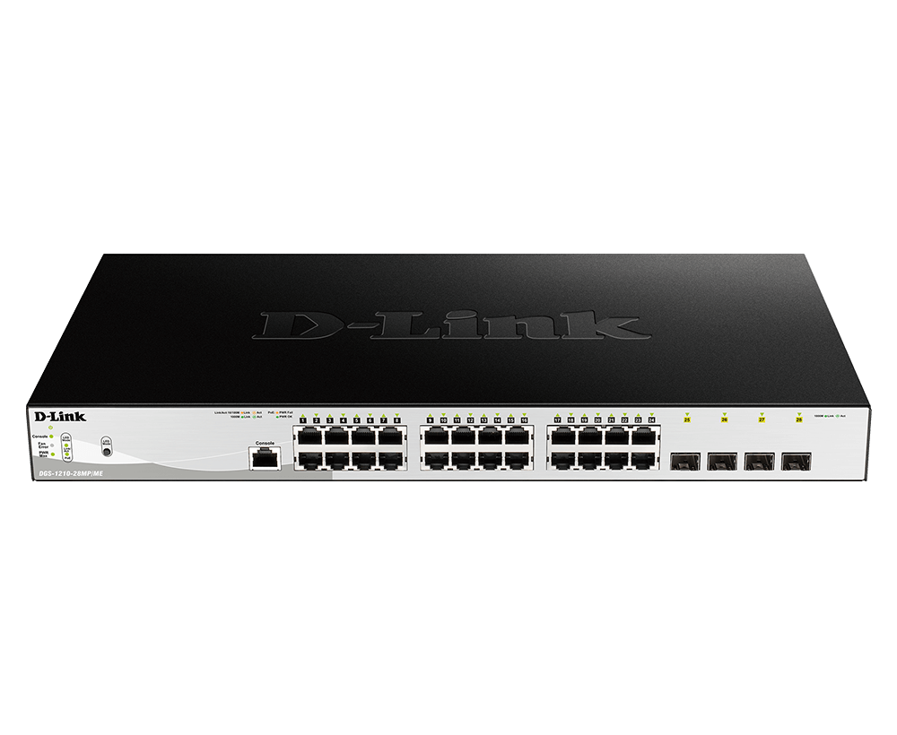 D-Link DGS-1210-28MP/ME – Switch Gigabit Metro Ethernet PoE 28 Cổng