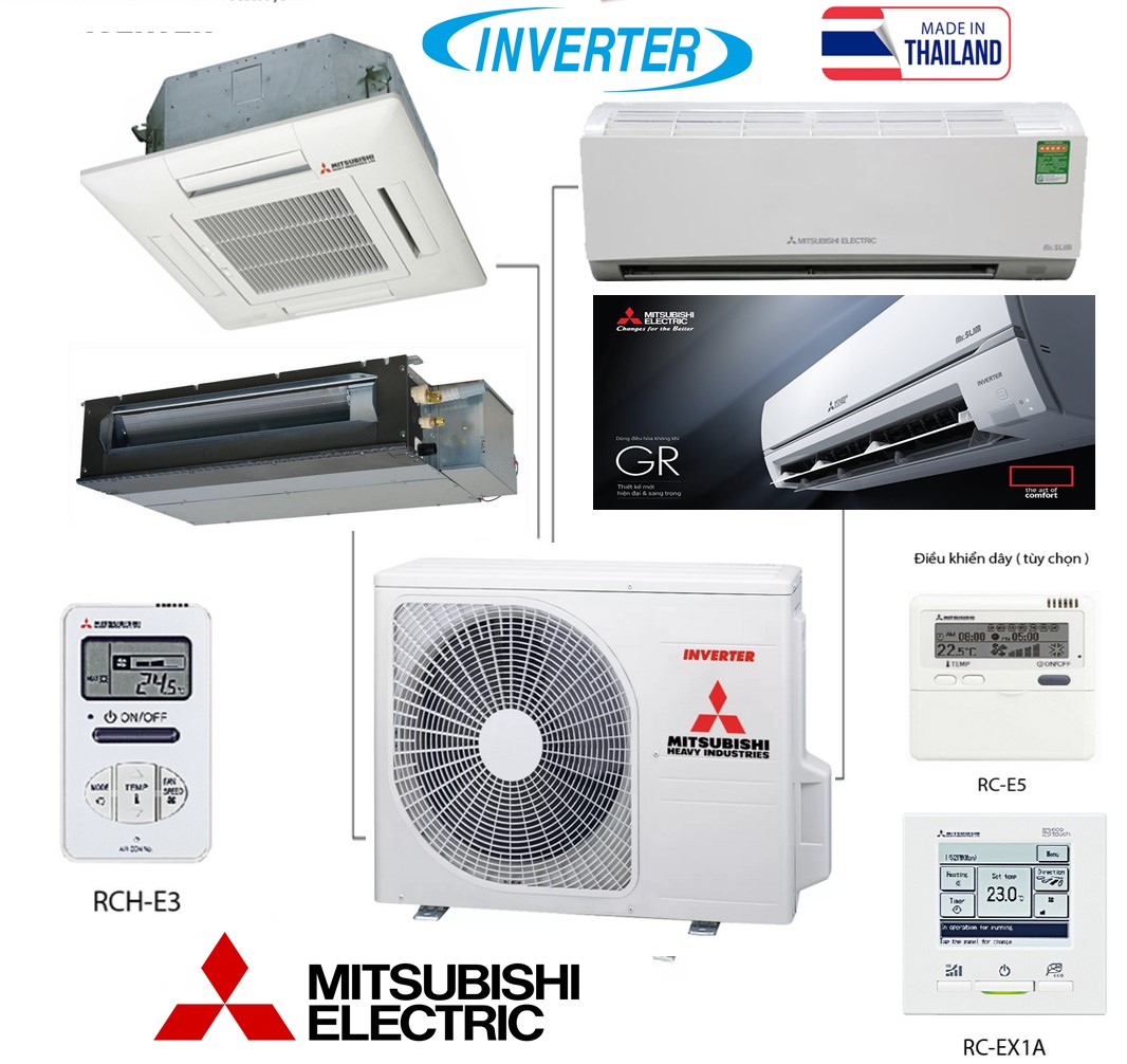 Điều hòa Multi Mitsubishi 2 Chiều Inverter 18.000BTU SCM50ZS-S1 | Hàng chính hãng