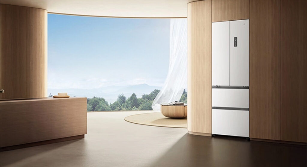 Tủ lạnh Xiaomi 4 cánh 400L trắng kiểu Pháp
