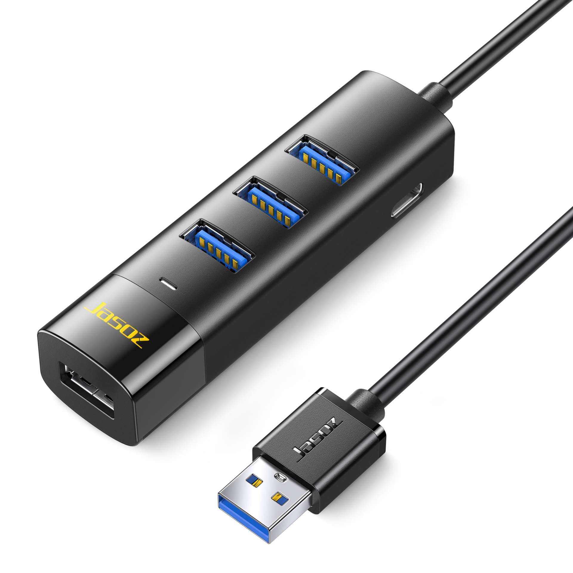 Bộ chia Hub USB 3.0 ra 4 cổng USB 3.0 màu đen Jasoz