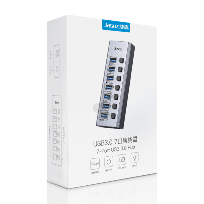 Bộ chia 7 cổng USB 3.0 Jasoz T-F164