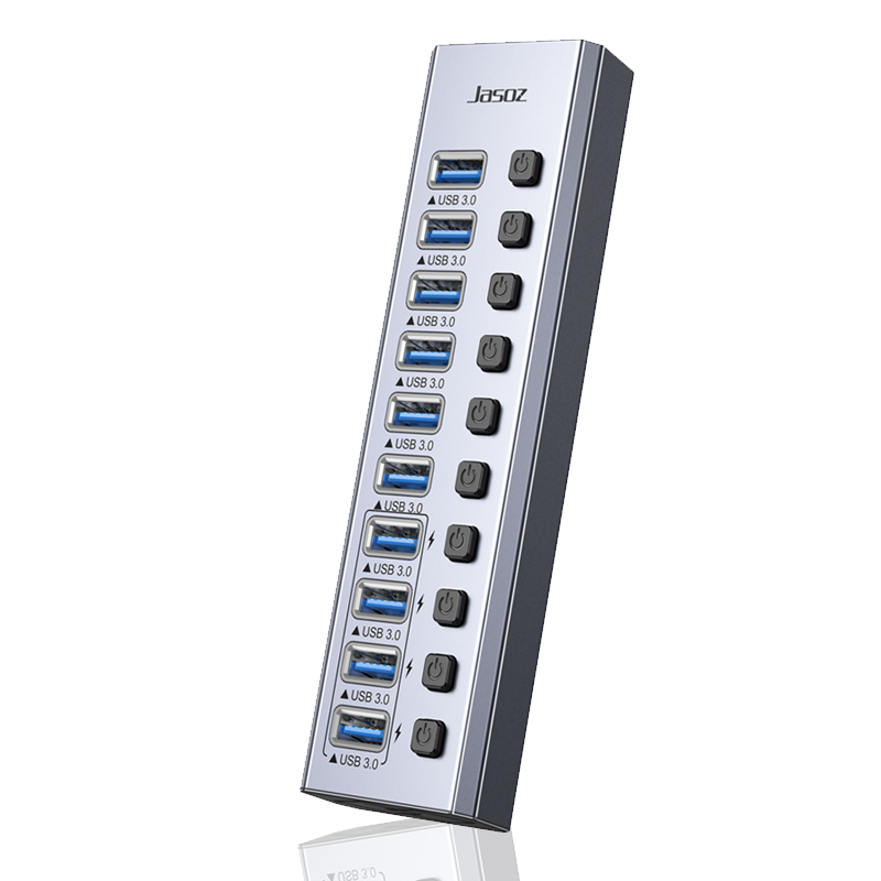 Hub đa chức năng 10 cổng USB 3.0 Jasoz T-F165