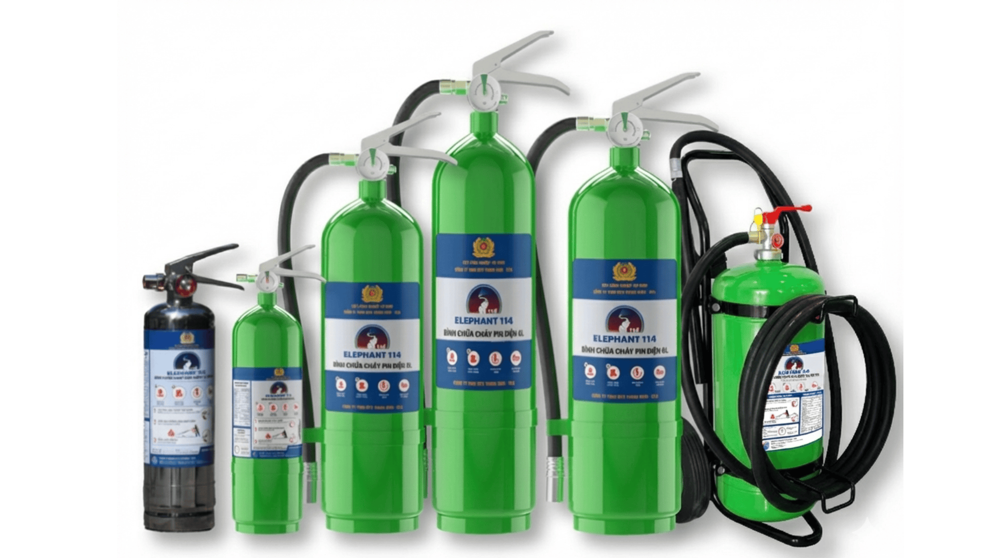 Bình Chữa Cháy Pin Điện Elephant 114 – Giải Pháp Chuyên Dụng Cho Pin Lithium & Xe Điện