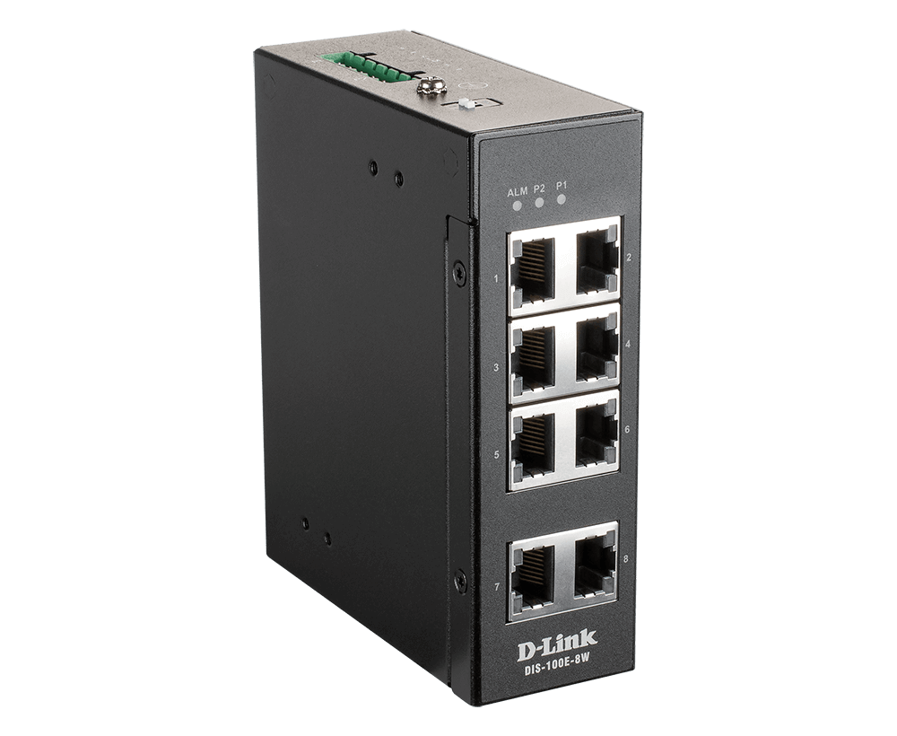 D-Link DIS-100G-8W – Switch công nghiệp Gigabit 8 cổng