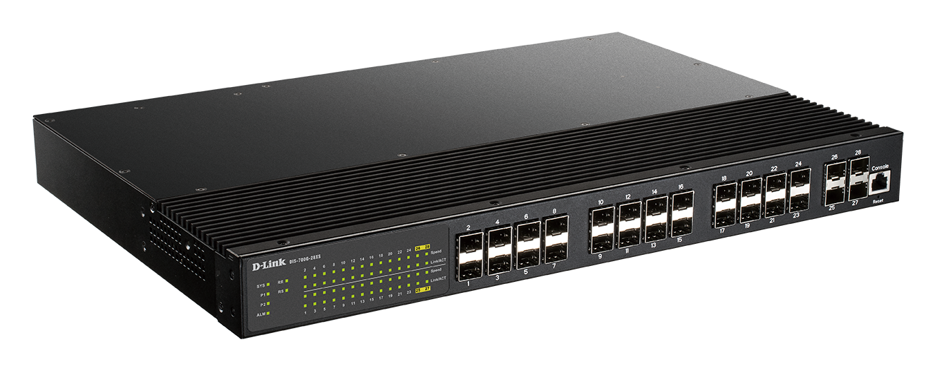 D-Link DIS-700G-28XS – Switch công nghiệp Layer 2+ Gigabit Managed 28 cổng