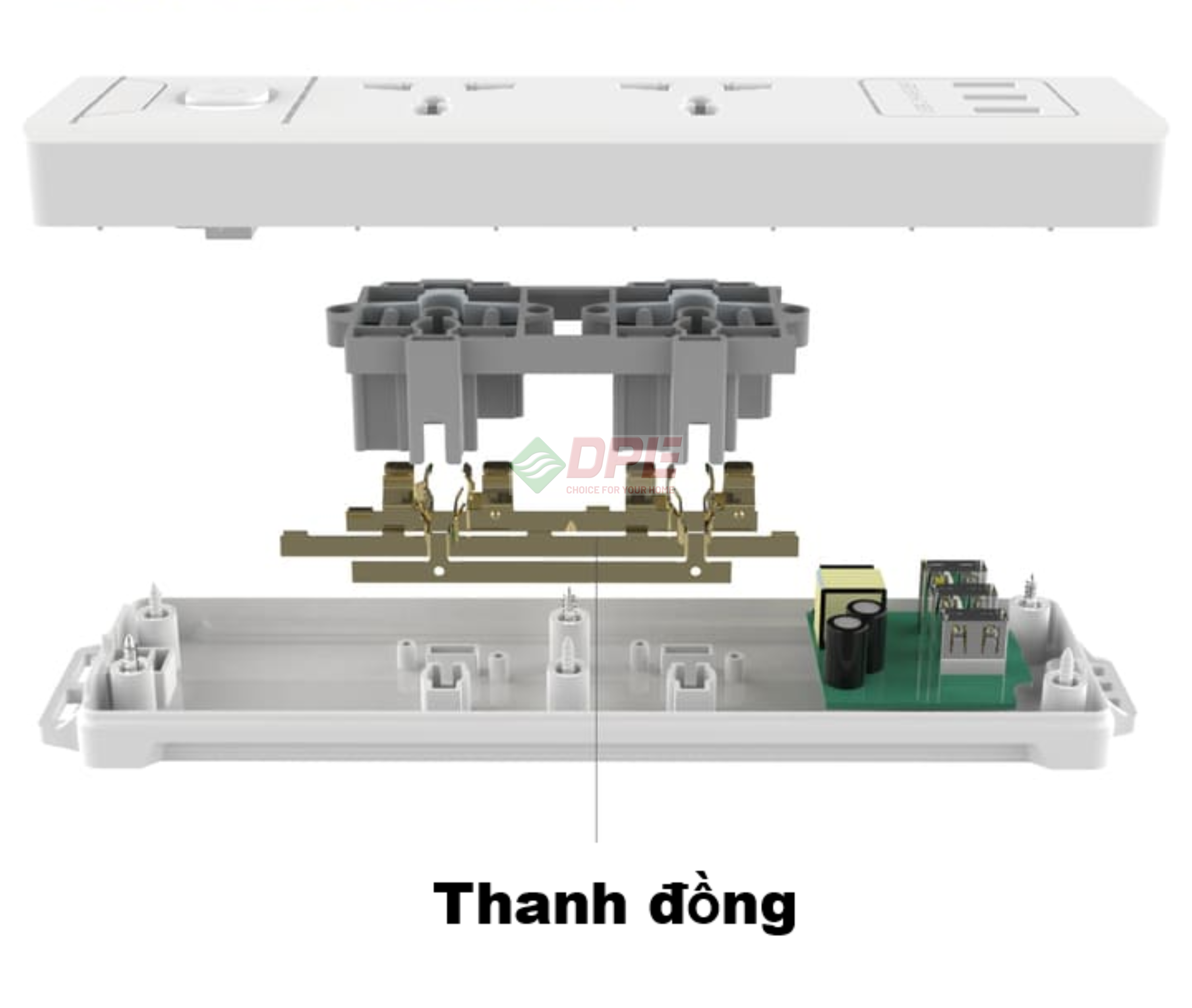 Ổ cắm điện đa năng Deli T707
