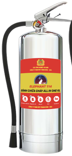 Bình Chữa Cháy Đa Năng All In One Elephant 114 – Khắc Tinh Của Mọi Đám Cháy (Kể Cả Pin Lithium)
