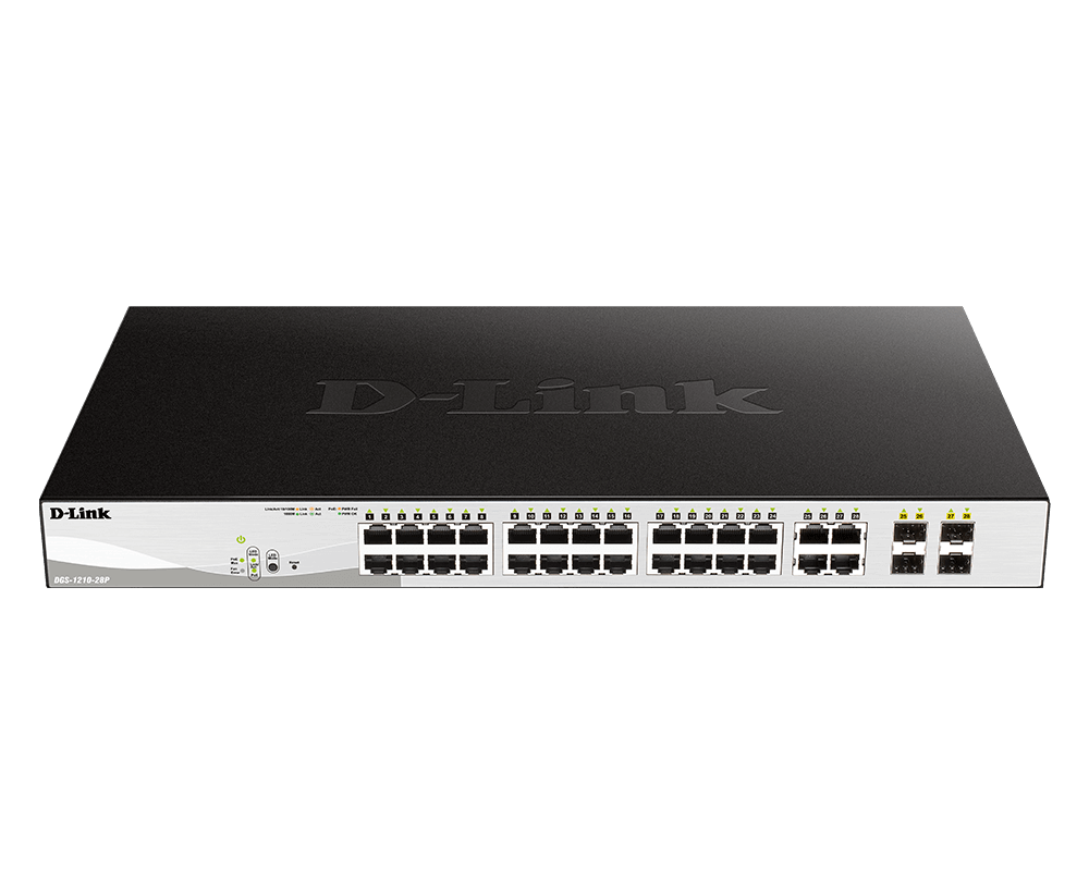 D-Link DGS-1210-28P – Switch Gigabit Smart Managed PoE 28 Cổng