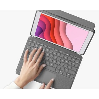 Logitech Combo Touch for iPad Gen 7, 8 & 9 Bao da kèm bàn phím ( 920-009726 ) | Hàng chính hãng