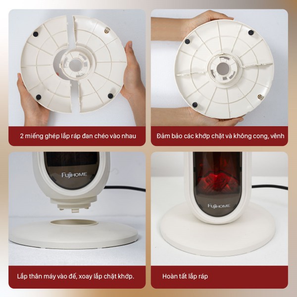 Quạt sưởi gốm Fujihome FH202