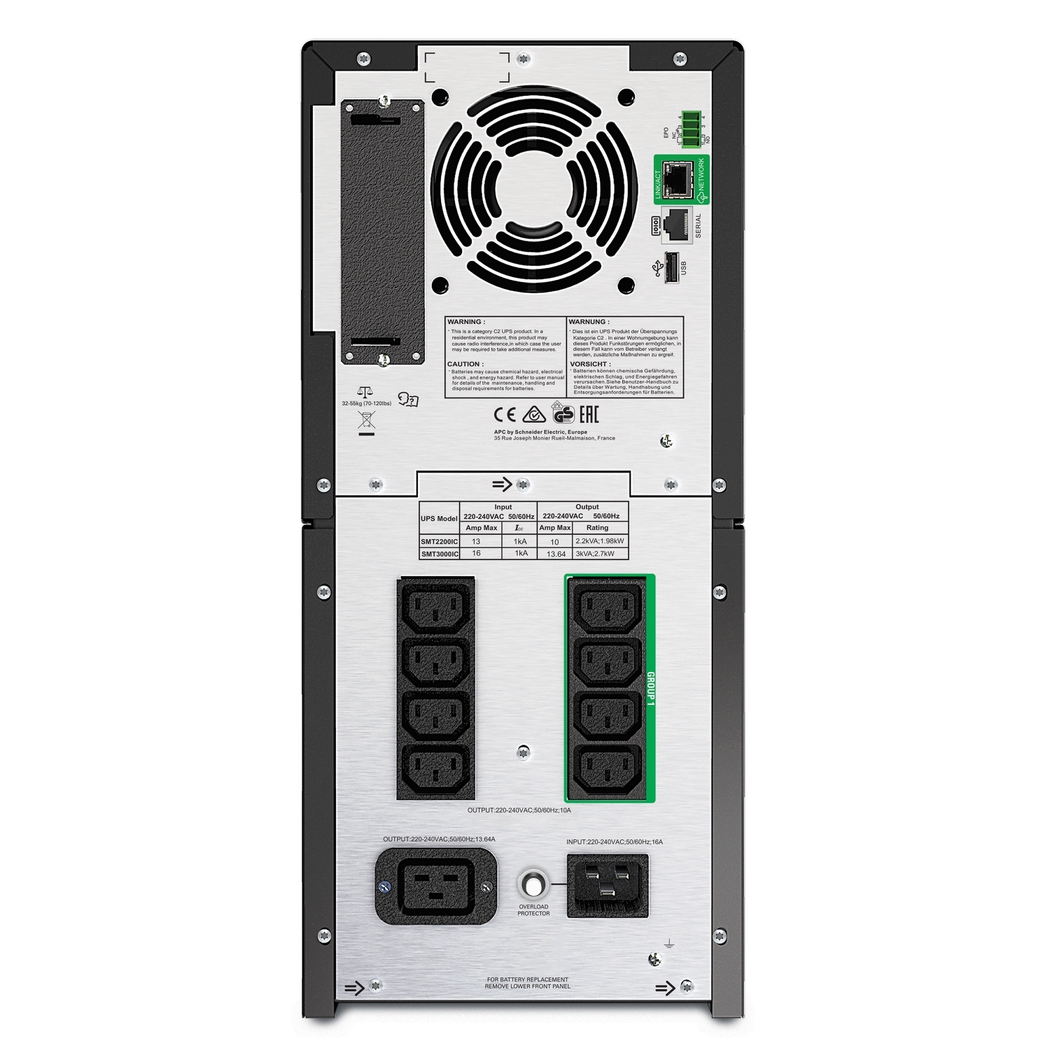SMT3000IC - Bộ lưu điện APC Smart-UPS 3000VA