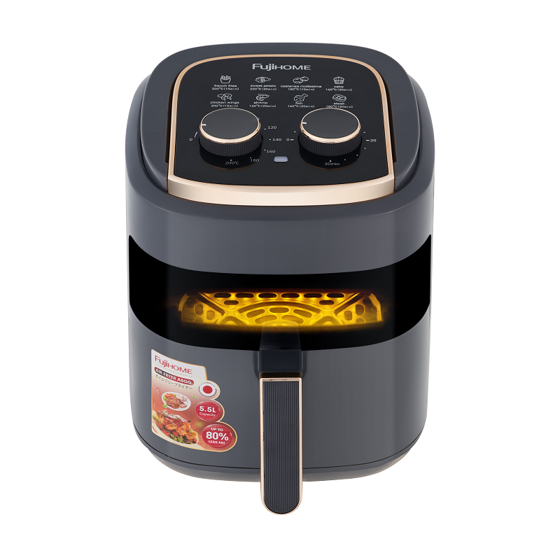 Nồi chiên không dầu Fujihome A5GG 5,5 lít 1600W | Hàng chính hãng