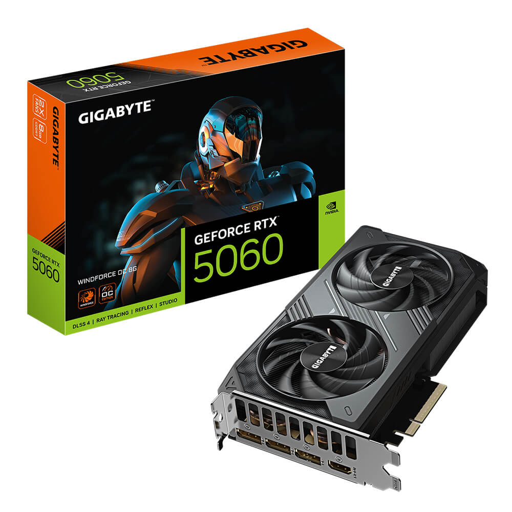 Gigabyte GeForce RTX™ 5060 WINDFORCE OC 8G