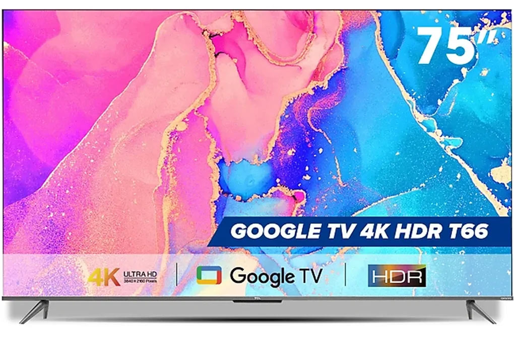 Google Tivi TCL 4K 75 inch 75T66 | Hàng chính hãng