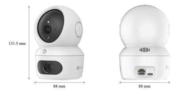 Camera Ezviz H7c (8.0MP): Camera 2 Mắt Thông Minh, Quan Sát Toàn Cảnh 2K+