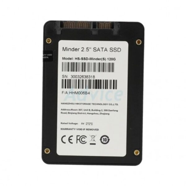 Ổ cứng Hikvision SSD Minder (S) 2.5" SATA dung lượng 120G, 3D TLC | Hàng chính hãng