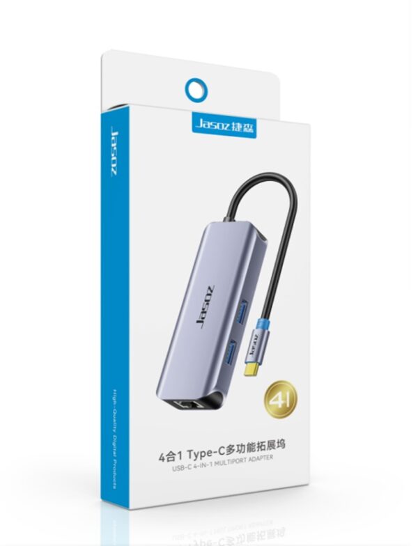 Bộ Chuyển Đổi USB-C Sang LAN Gigabit Jasoz T-H108