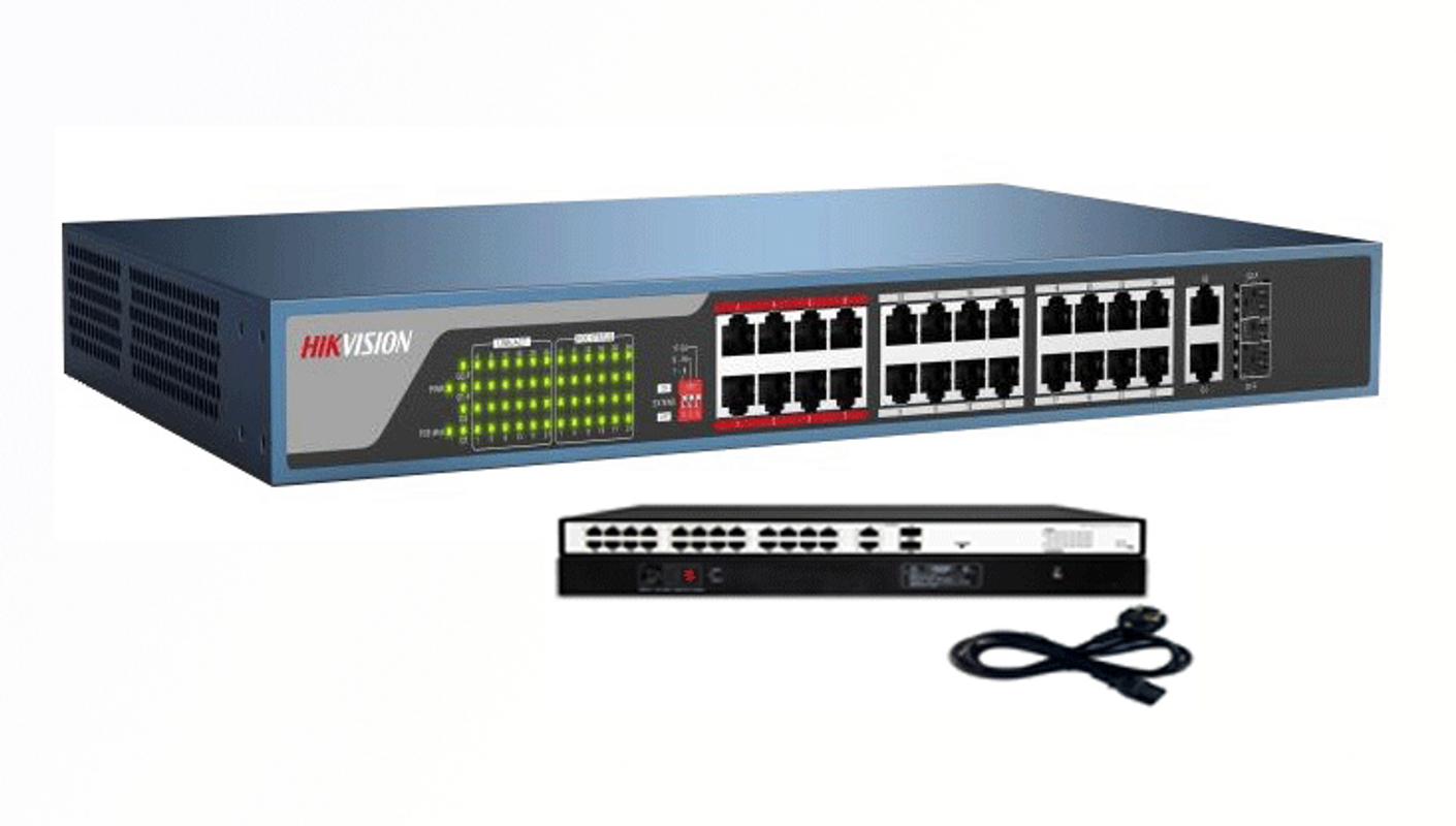 Switch PoE 24-cổng Hikivision SH-1024P-2C | Hàng chính hãng