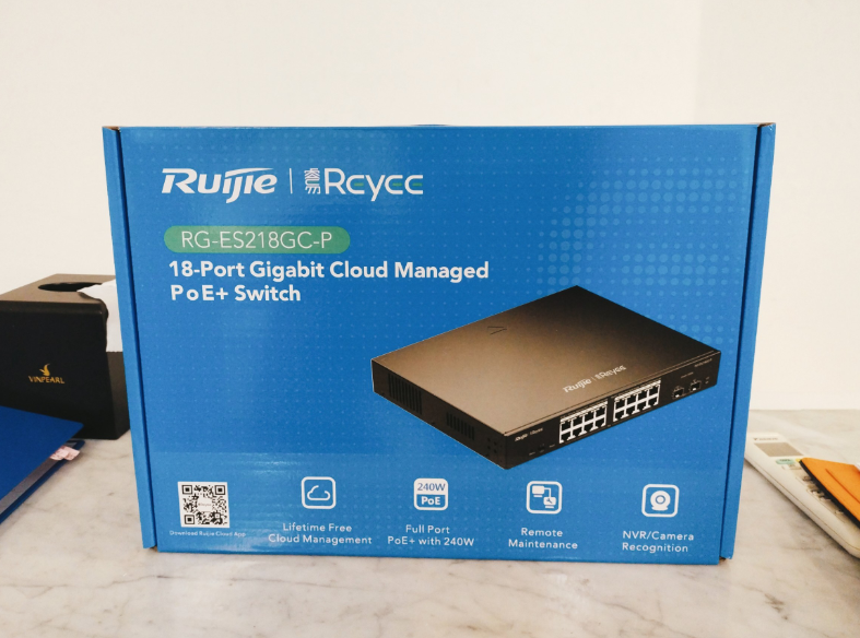 Switch POE 18 cổng RUIJIE RG-ES218GC-P | Hàng chính hãng