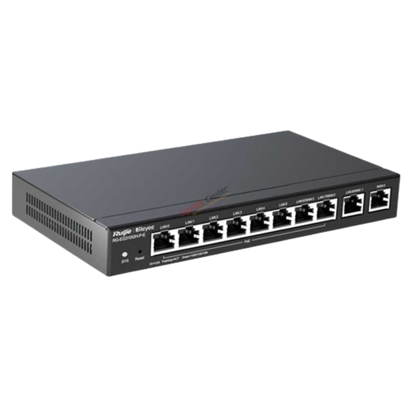 Dòng Reyee Smart Gateway tích hơp cấp nguồn PoE RG-EG310GH-P-E | Hàng chính hãng